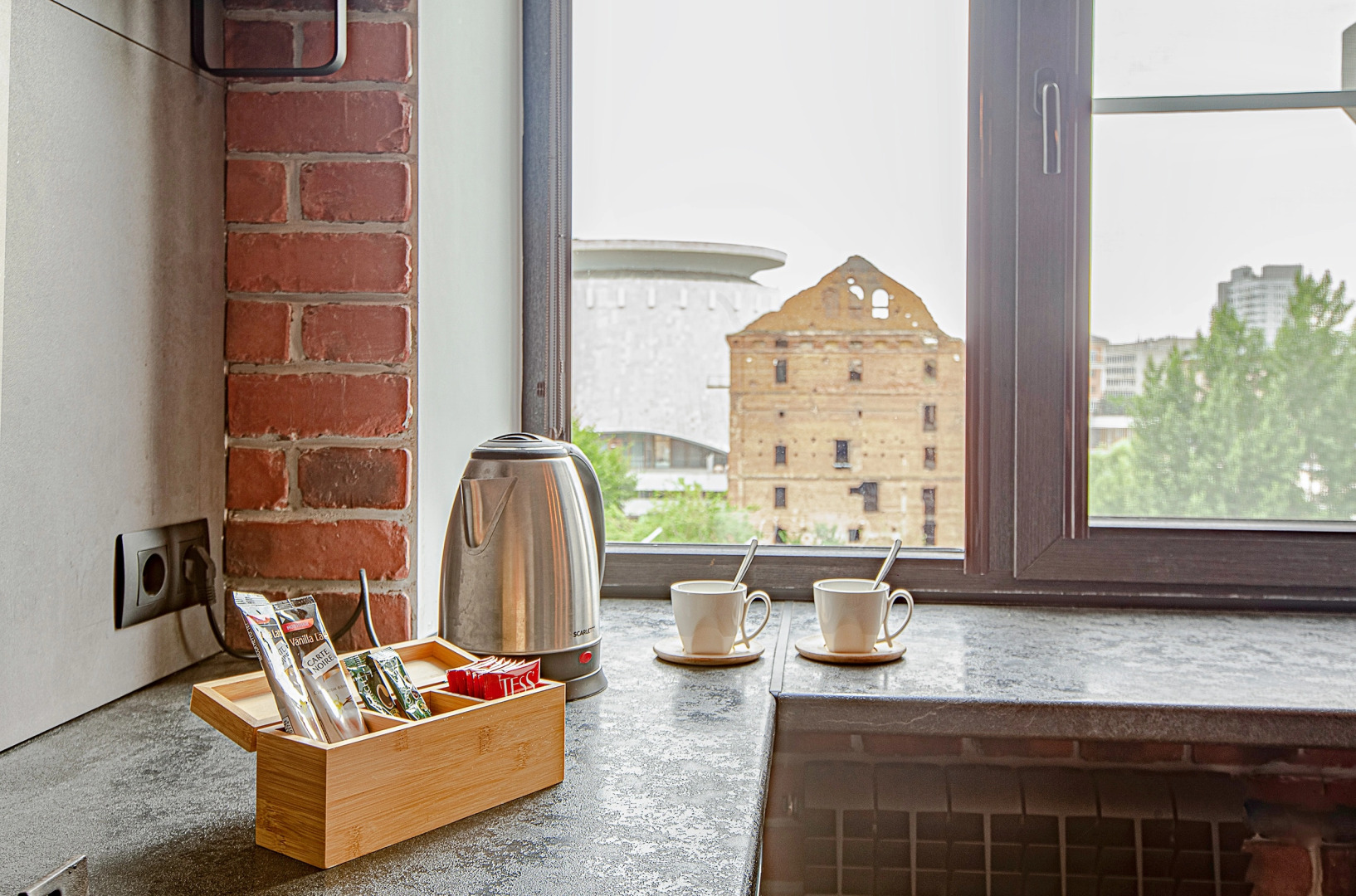 Апартаменты Лофт с видом на музей-Панораму и Волгу