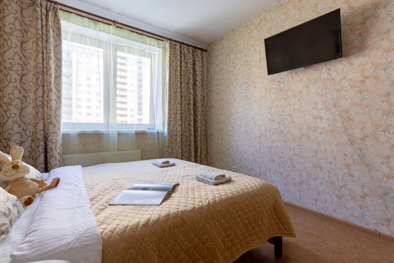 Апартаменты евро трёхкомнатные рядом с метро