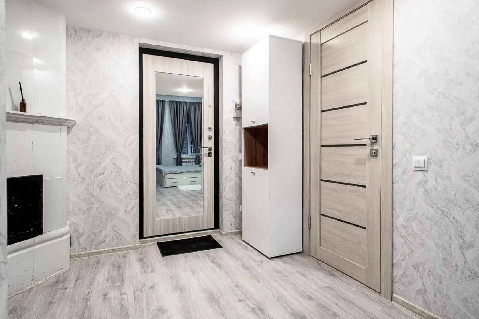 Квартира Стильная Студия с Балконом