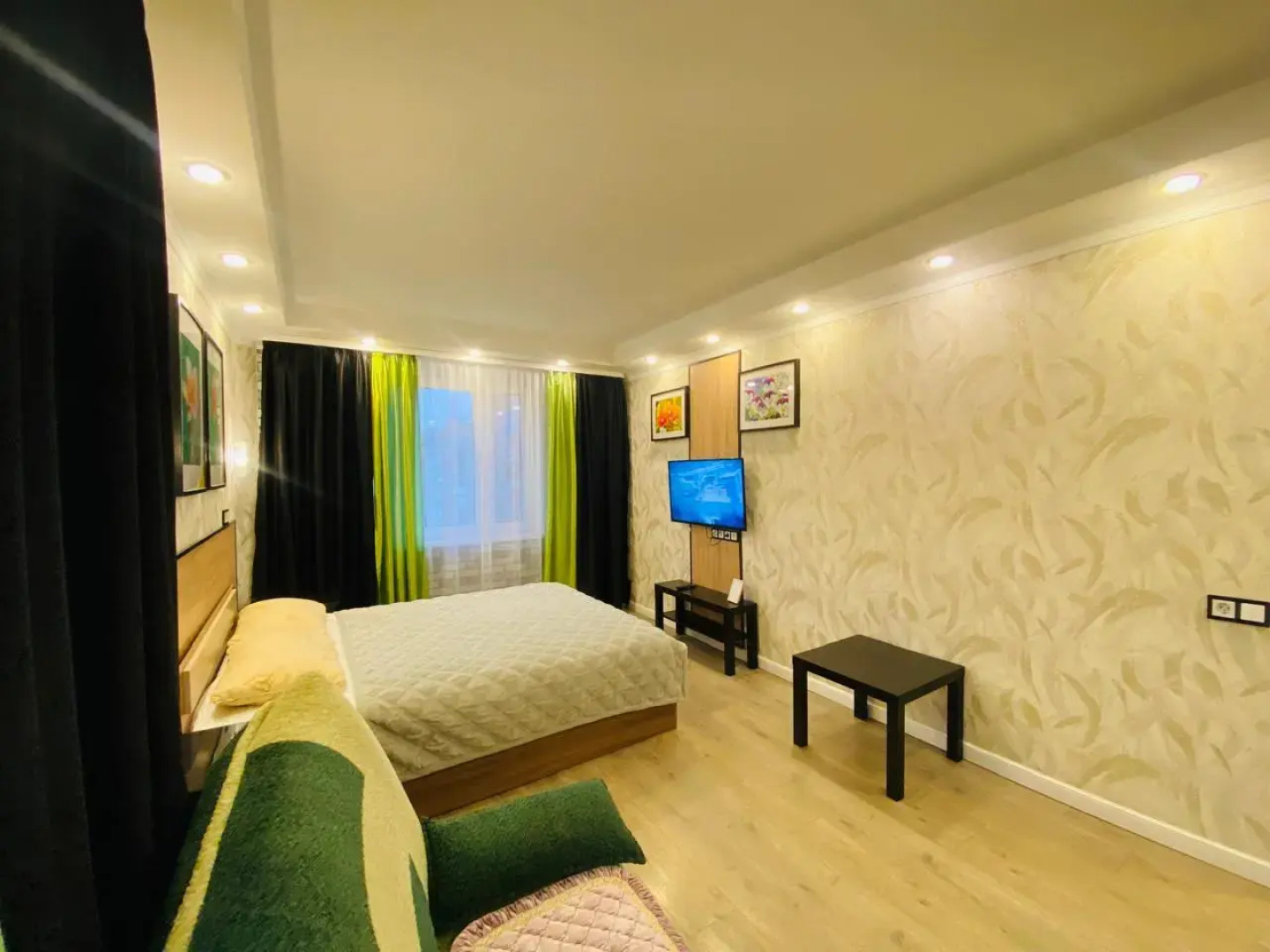 Апартаменты с 1 комнатой с красивым ремонтом (КВАРТИРА51)