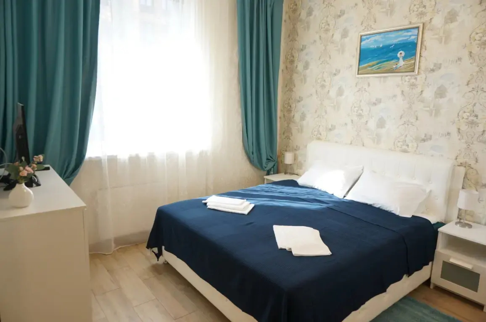 Апартаменты с Балконом Удобный Дом на Смольной 44