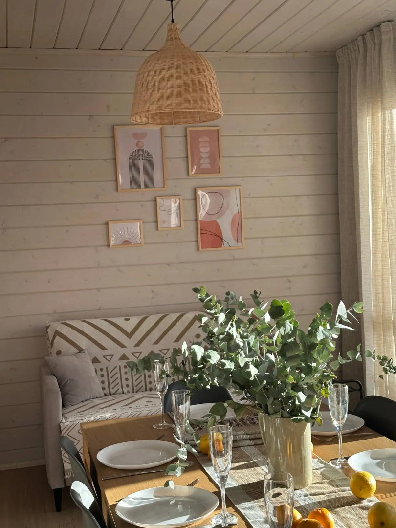 Частный дом Двухэтажный барнхаус с видом на горы