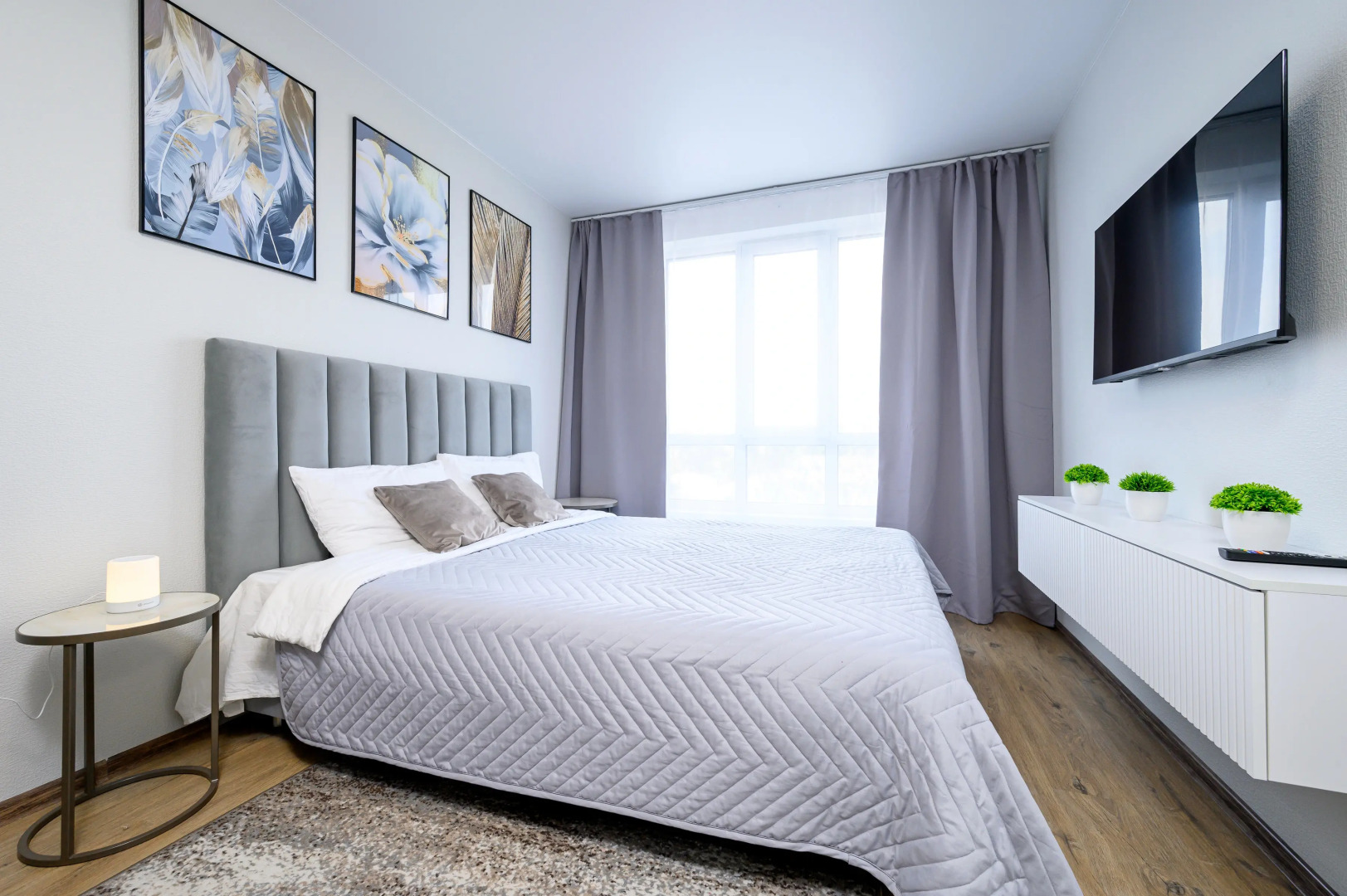 Апартаменты с современным ремонтом в новом Апарт-отеле “Начало"