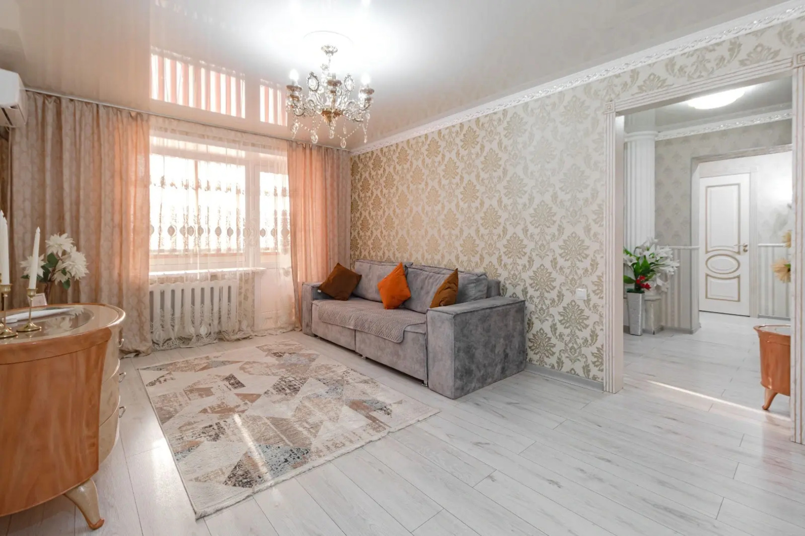 Квартира уютная полноценная двухкомнатная