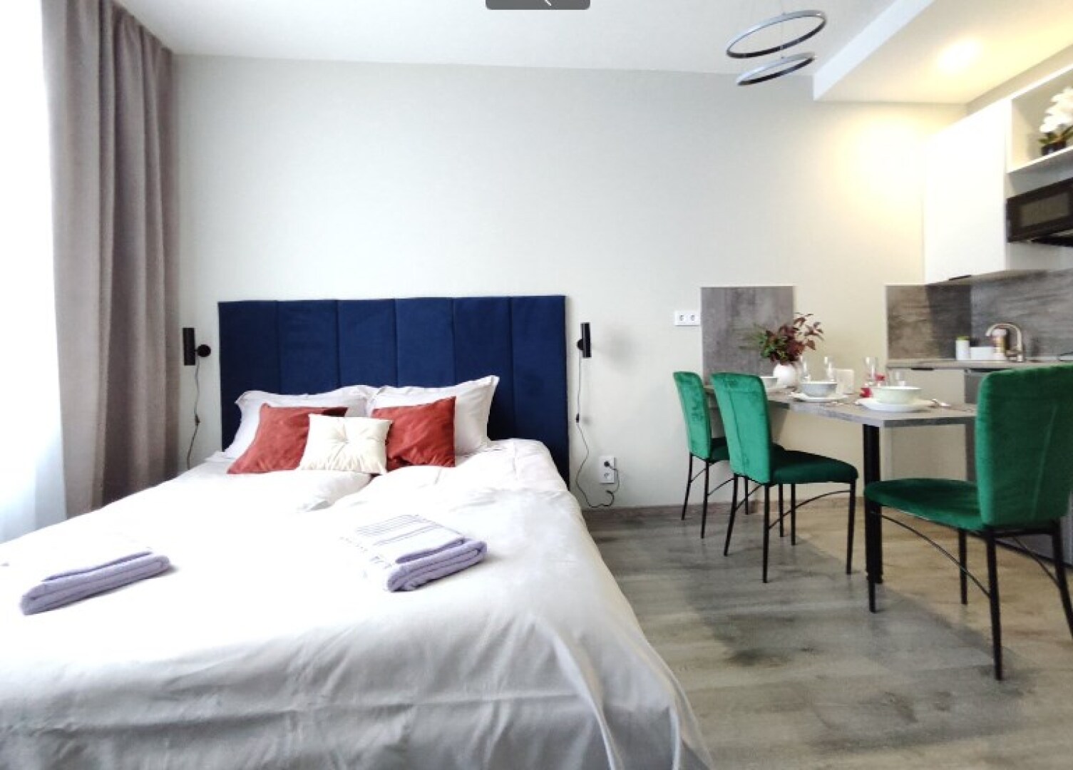 Апартаменты Новые у метро для 3 гостей