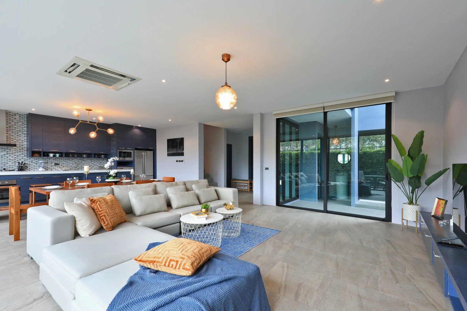 Вилла 3-комнатная с бассейном в 10 минут до пляжа Банг Тао GRN-A4