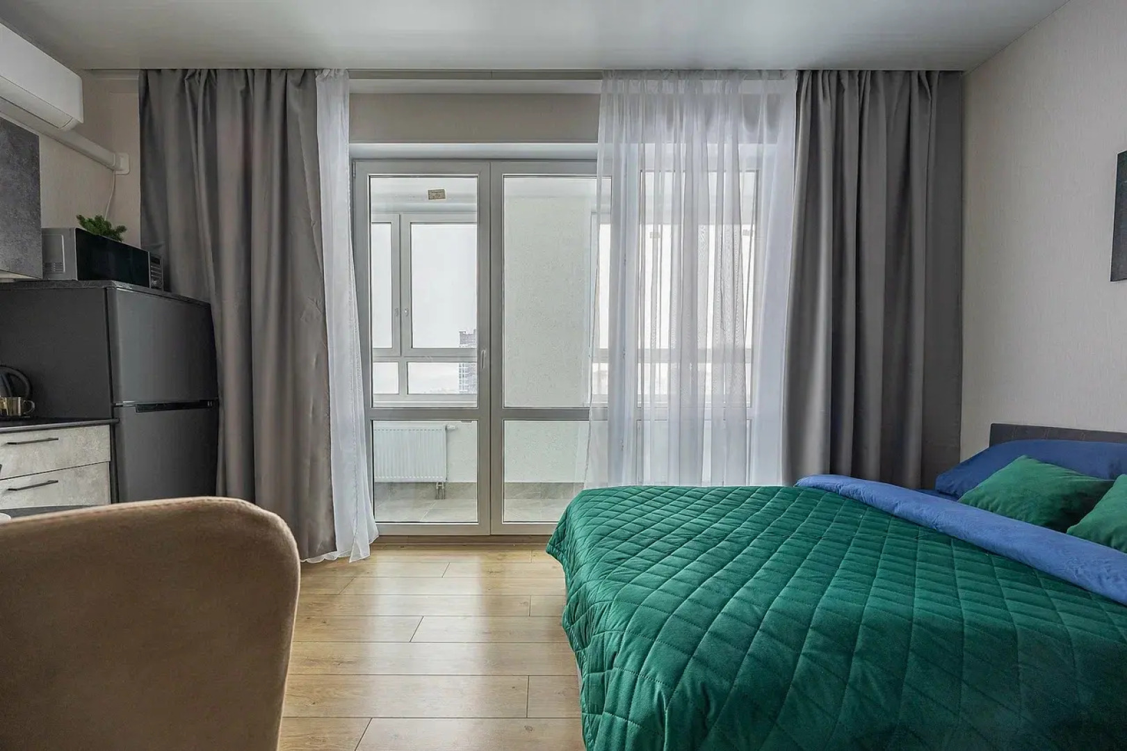 Квартира Уютная студия с современным ремонтом до 3 гостей рядом с  центром