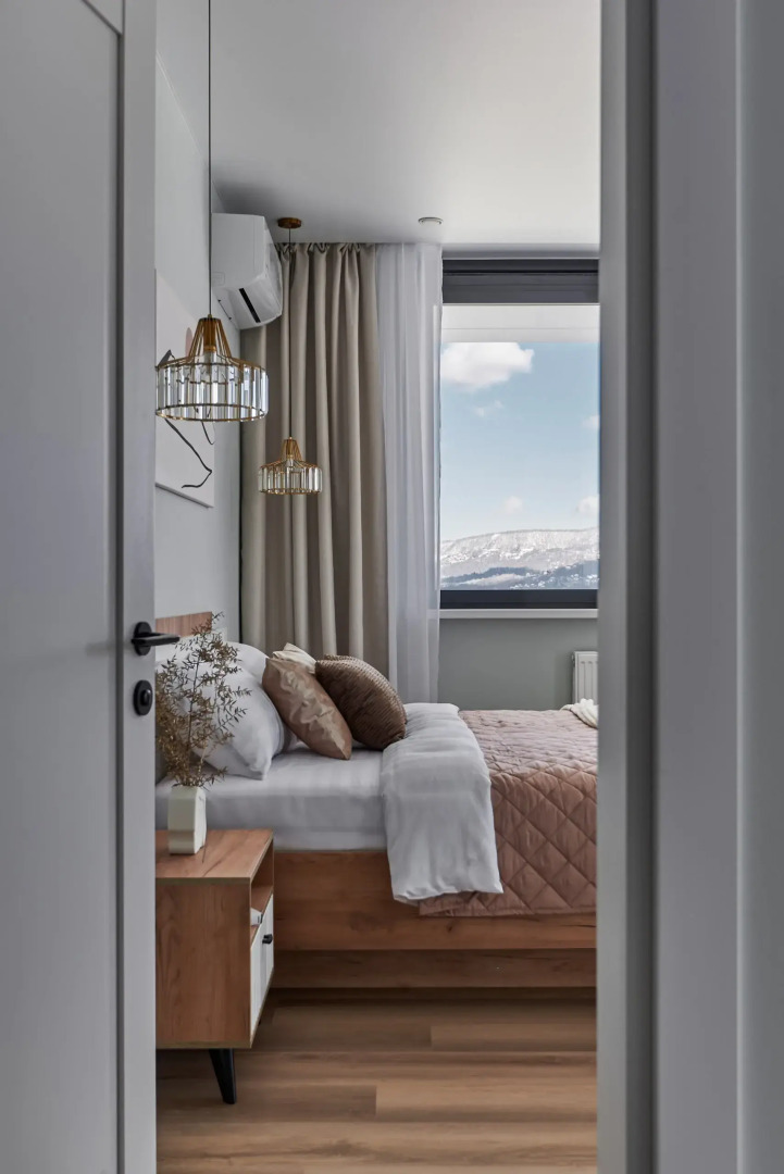 Квартира ЖИВИТЕ У МОРЯ Уютная Евродвушка в премиальном ЖК. Вид на море и горы