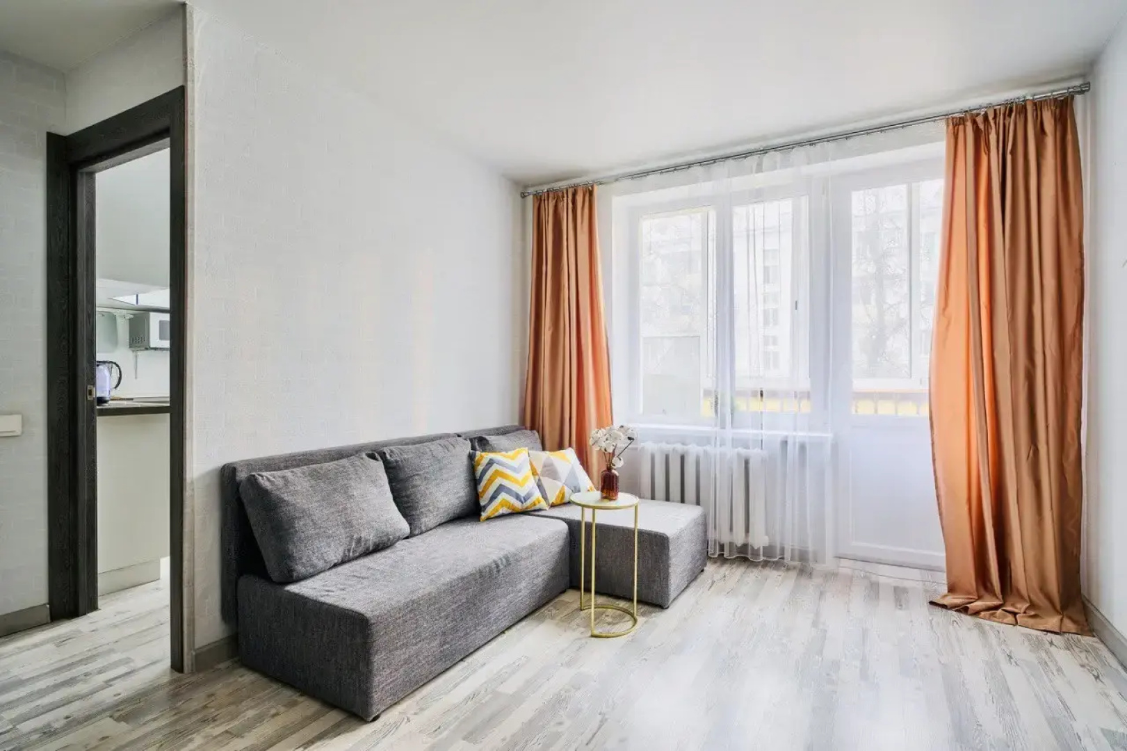 Двухкомнатная квартира Natali apart на 6 человек на метро Нагорная