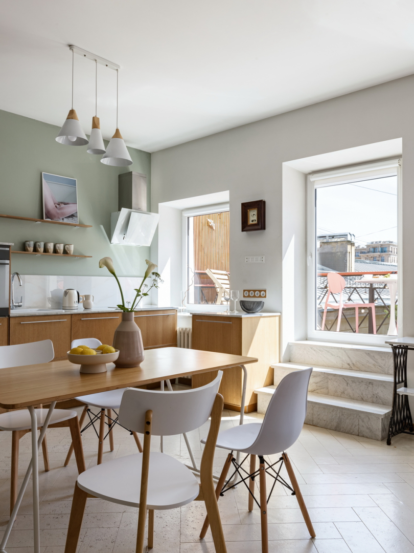 Апартаменты Gallery 130 кв.м с Террасой, Видом на Набережную Фонтанки и БДТ