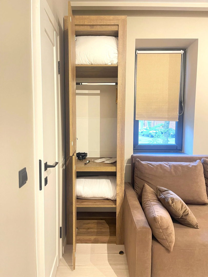 Апартаменты с видом на сосновый парк рядом с морем