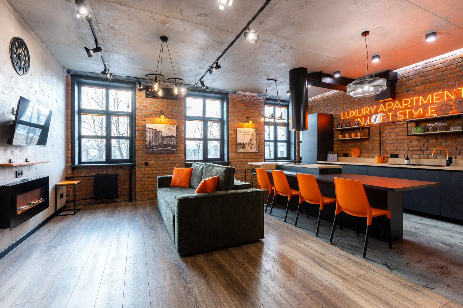 Апартаменты Luxury Apartment in Loft Style