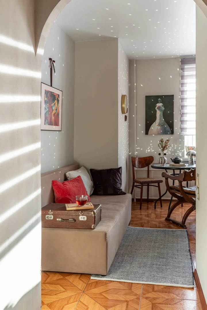 Квартира изысканная с авторским искусством пешком до Красной площади