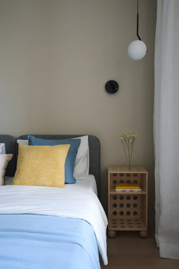 Квартира с бирюзовым настроением