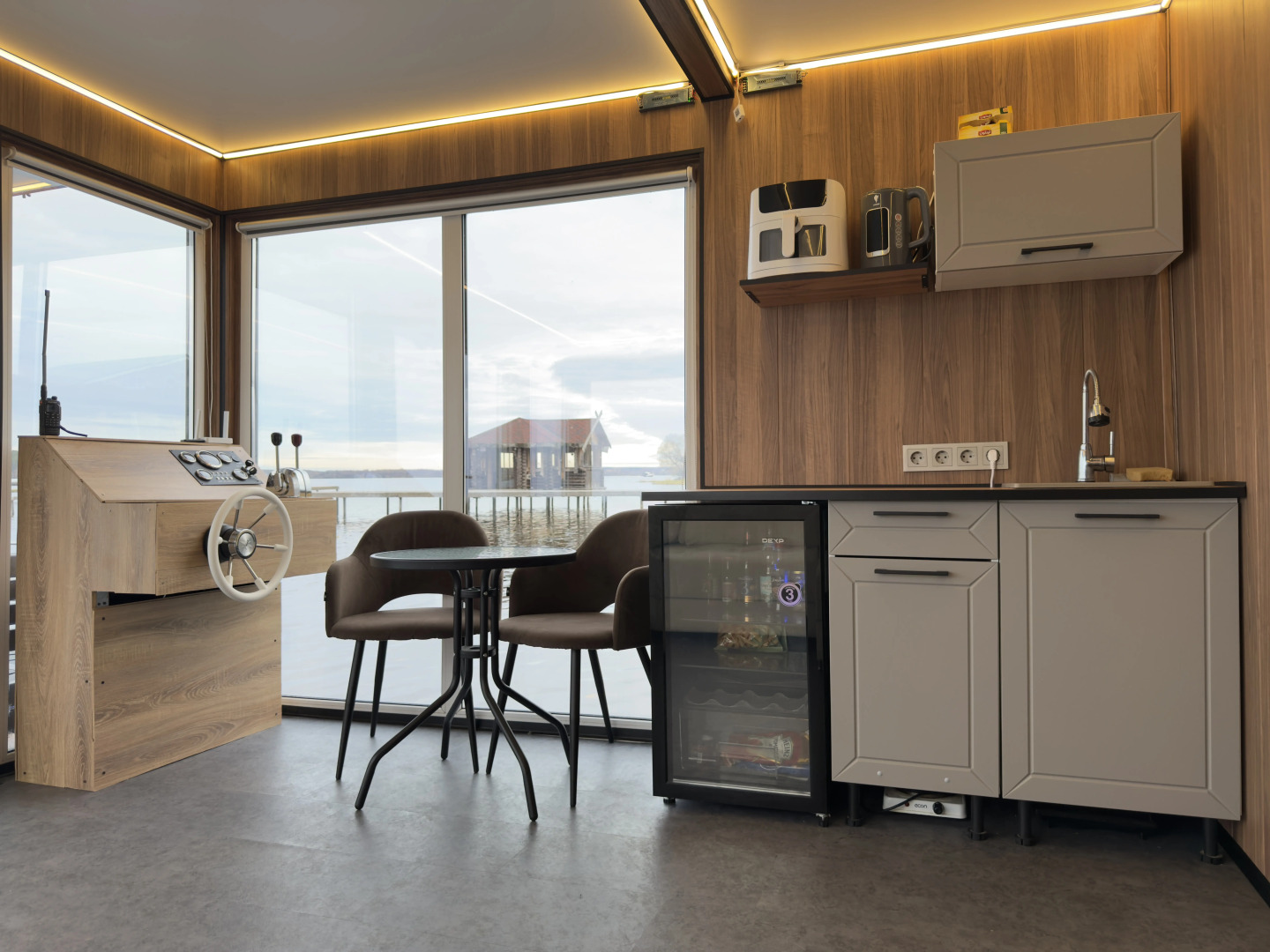 Бунгало ЭкоДом с панорамным видом на Волгу