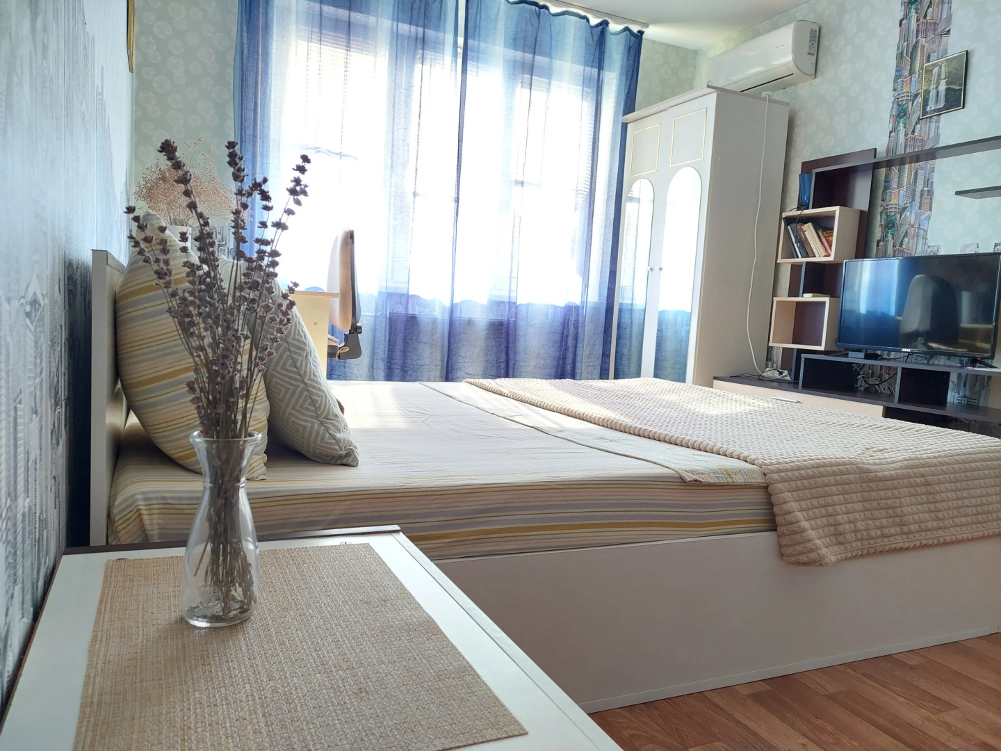 Квартира Уютные с видом на Кубань ГМР ул Гассия М4/Аэропорт/Оз молл