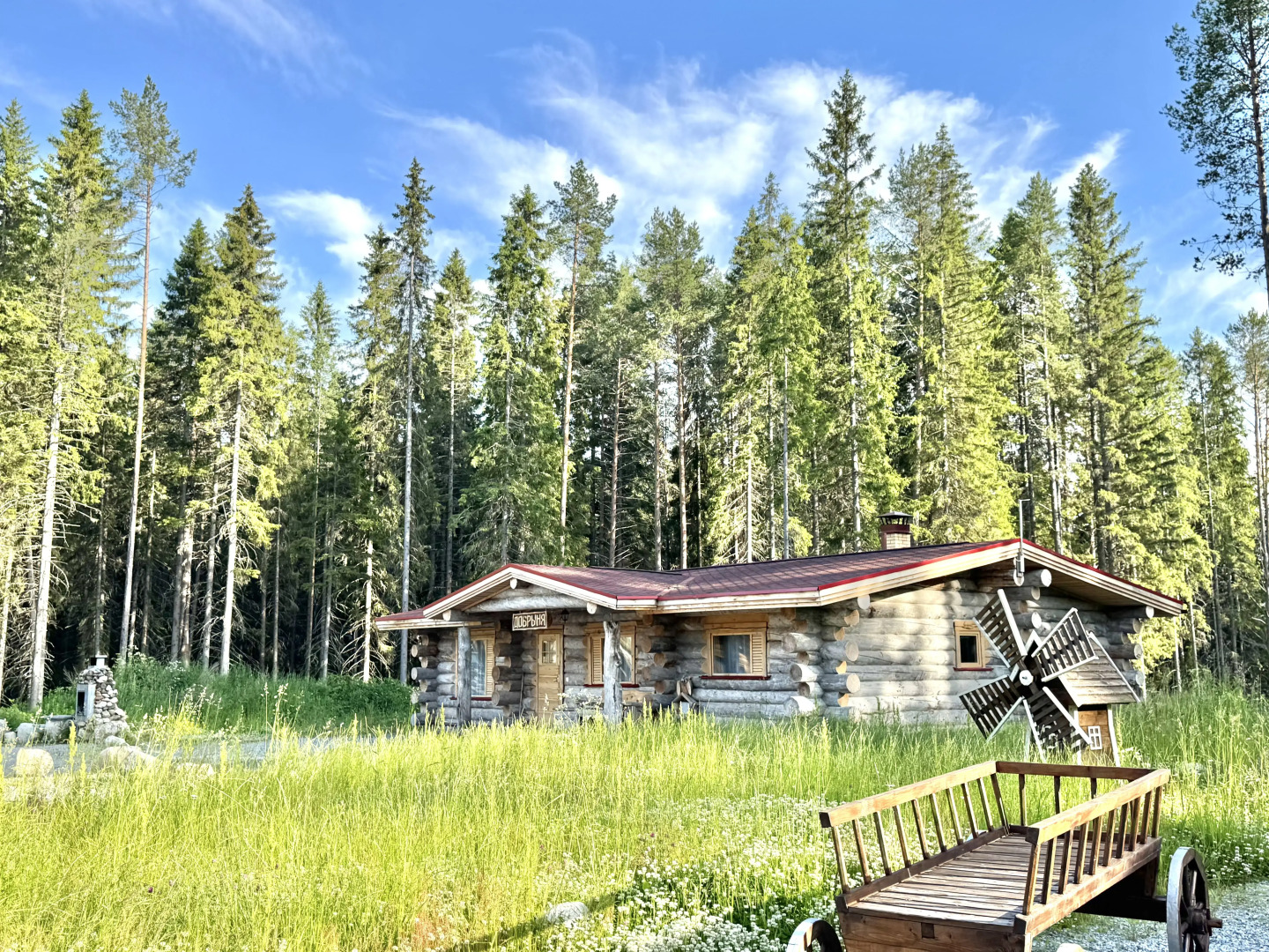 Коттедж Карелия Медвежка с Сауной