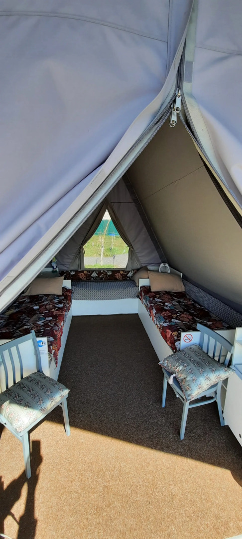 Глэмпинг В поле