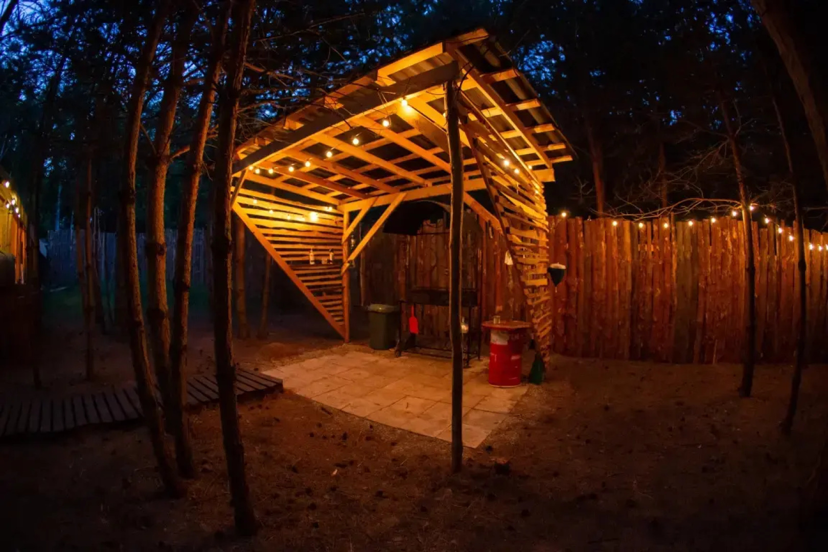 Частный Дом О, Дни в Лесу Уютный Лодж