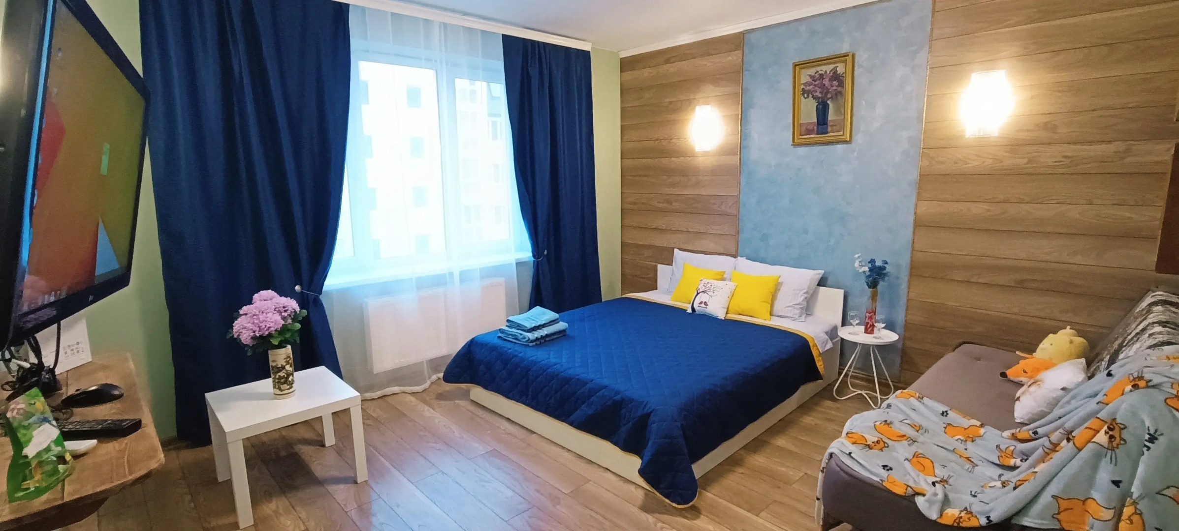 Апартаменты Новый дом, рядом с морем, 2 отдельные комнаты