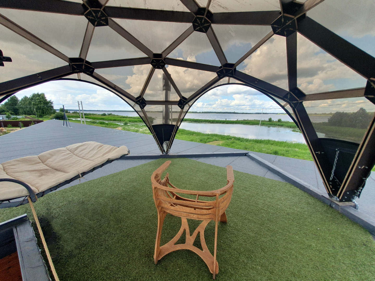 Частный дом Дом c сауной на берегу Волги