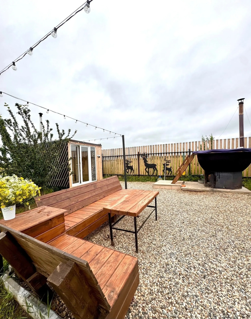 Частный дом с чаном и баней