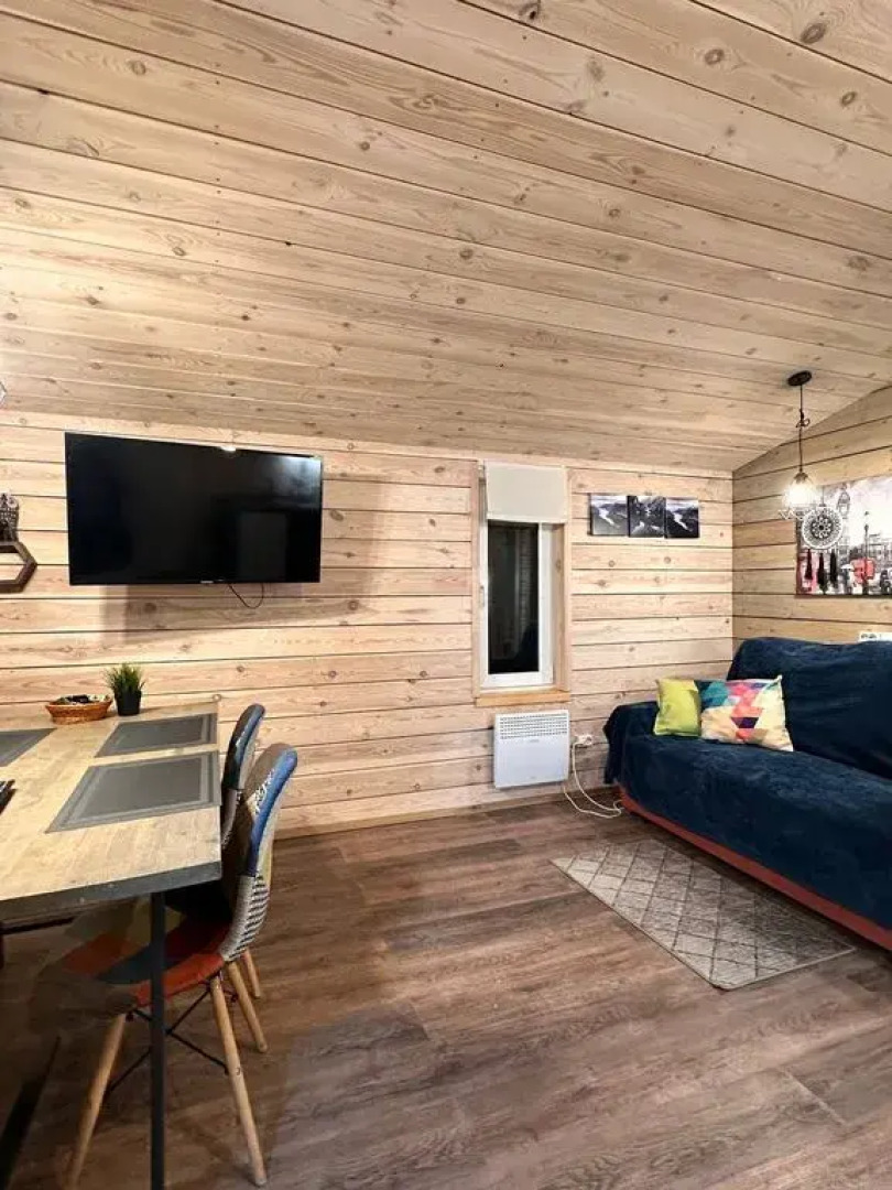 Частный дом в скандинавском стиле в березовом лесу