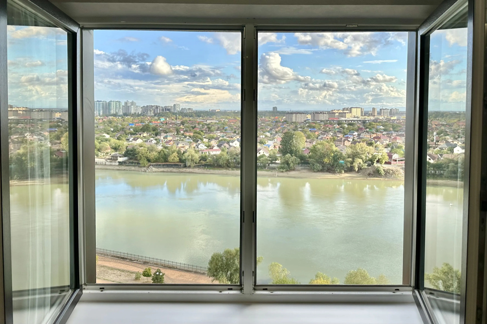 Апартаменты Квартира с видом на реку Кубань