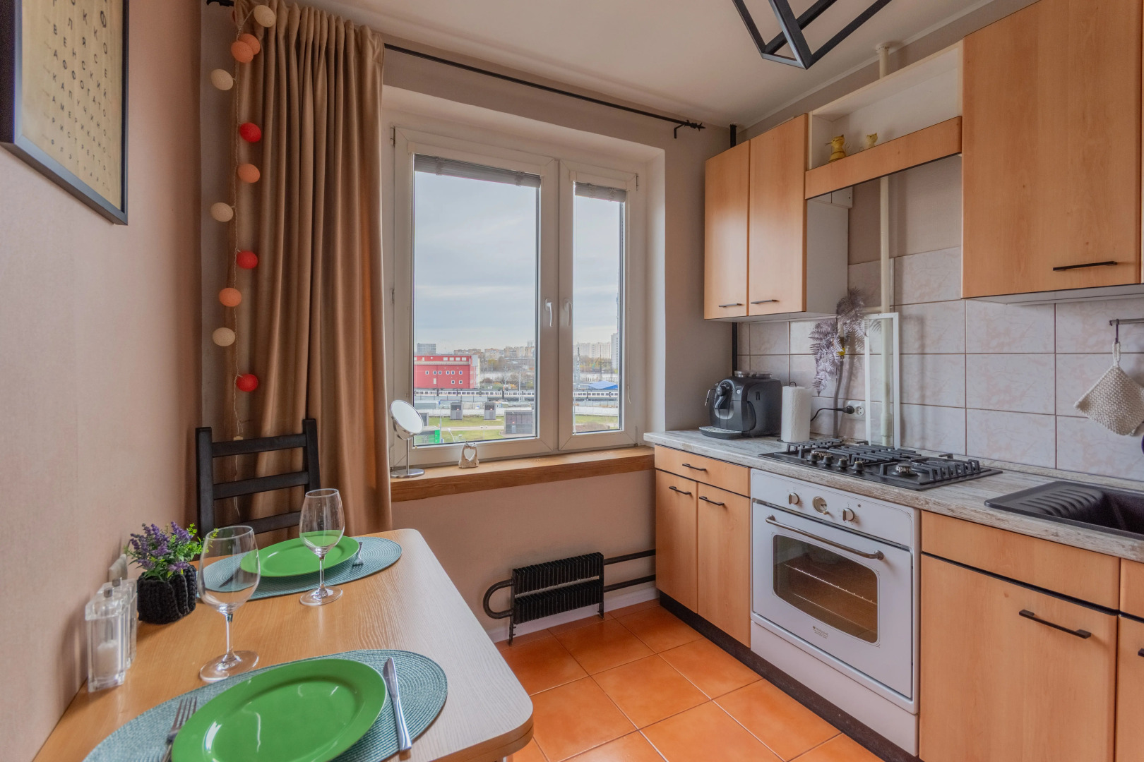 Квартира Уютная с видом на город Д43