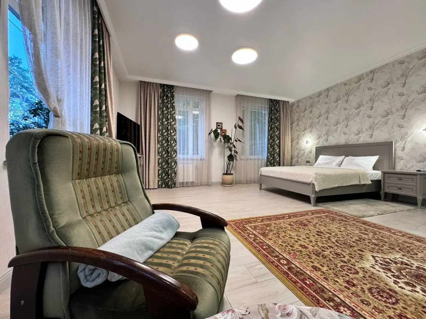 Апартаменты четырехместные 39квартир с зоной барбекю