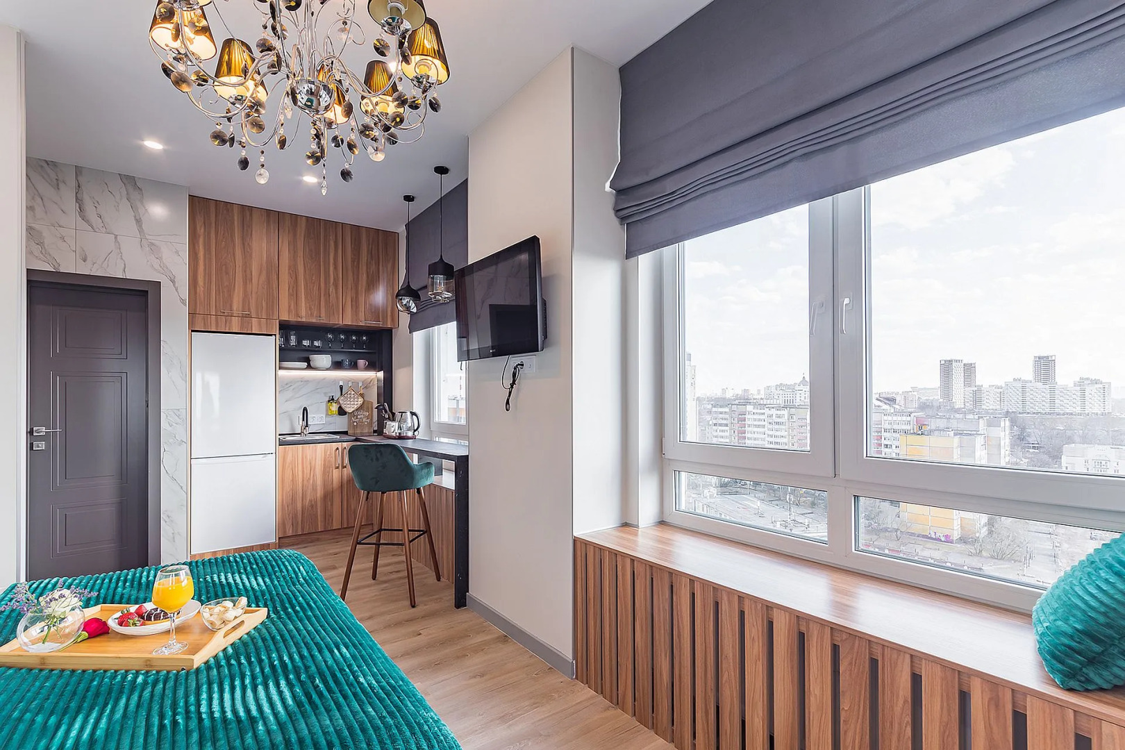 Апартаменты премиум класса в центре города с видом на мечту 1407-2