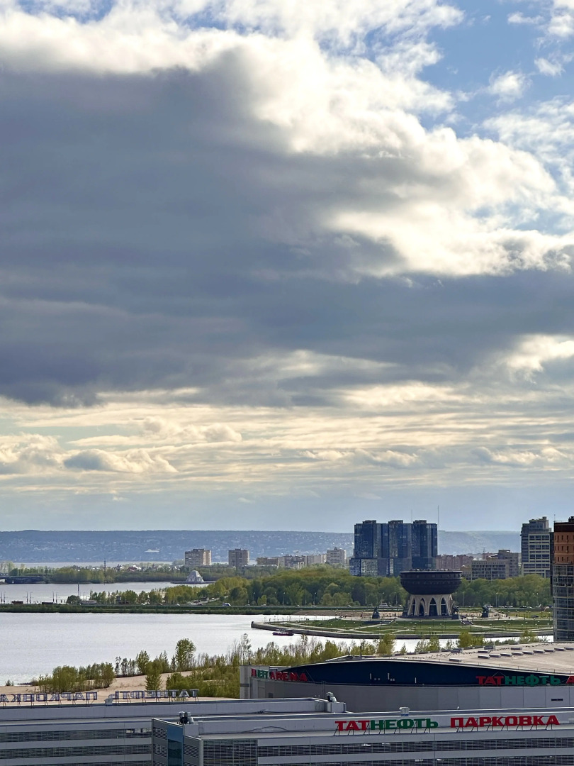 Апартаменты с видом на Кремль и Чашу Казан