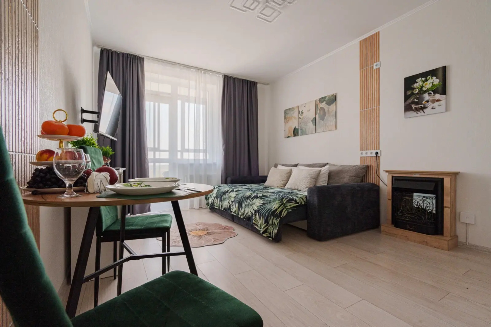 Квартира Сказочная Студия с Камином