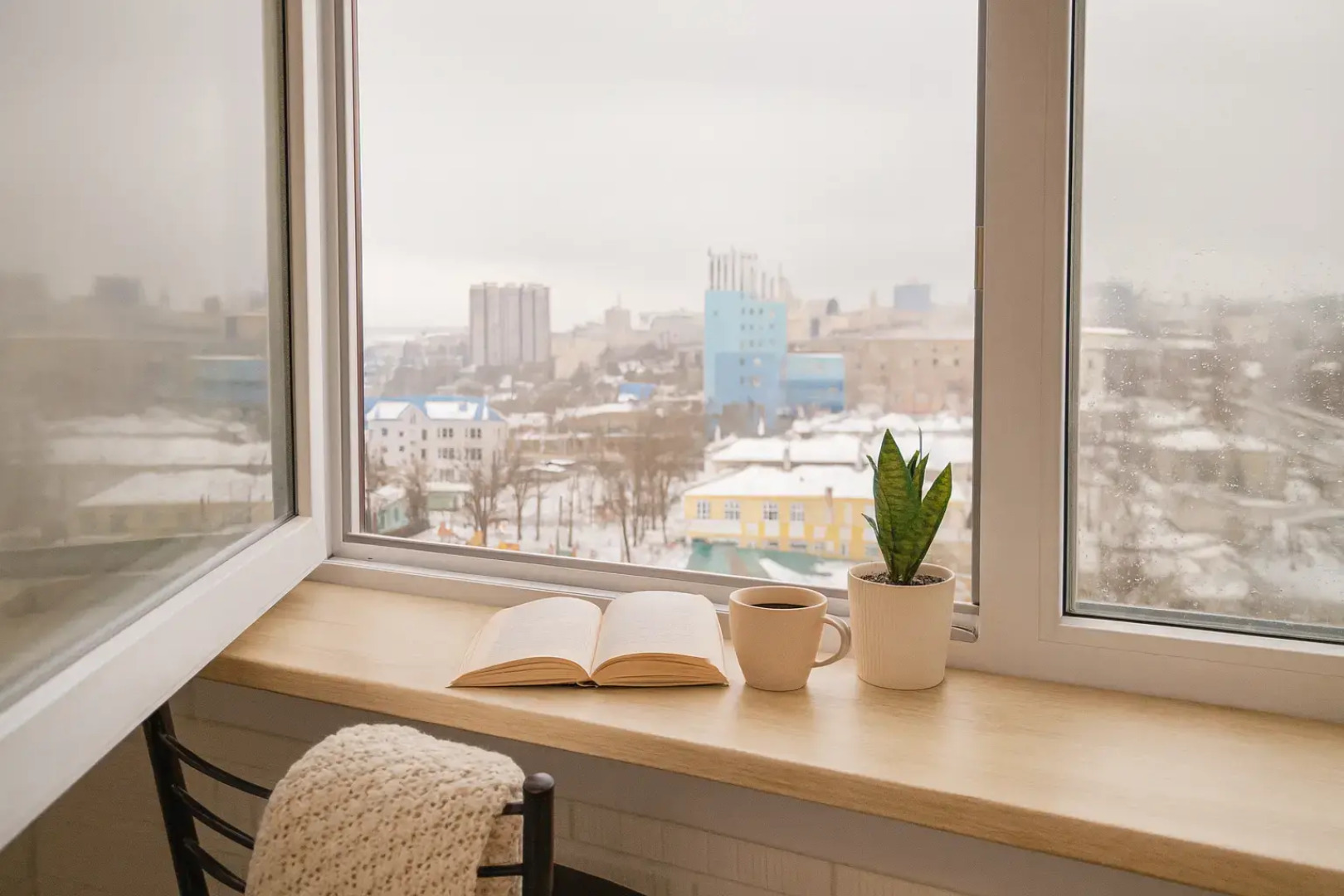 Квартира Уютная студия с видом на город