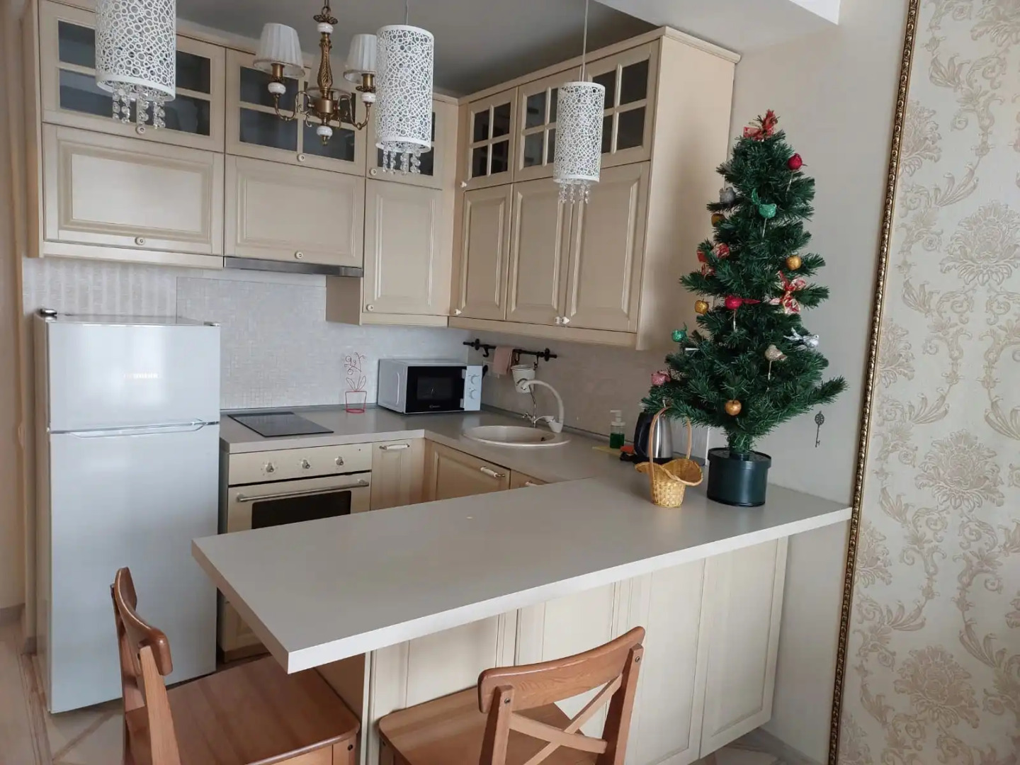 Квартира в новом доме с красивым видом на город