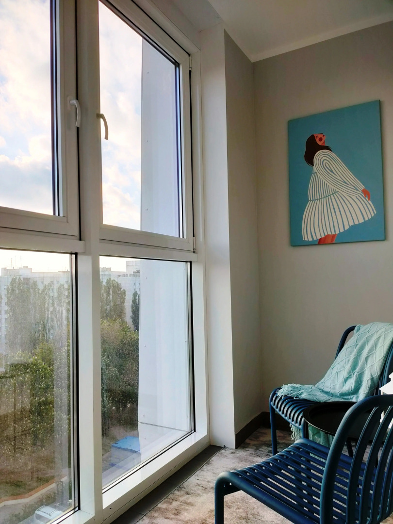 Квартира с красивой террасой на крыше дома в Белгороде