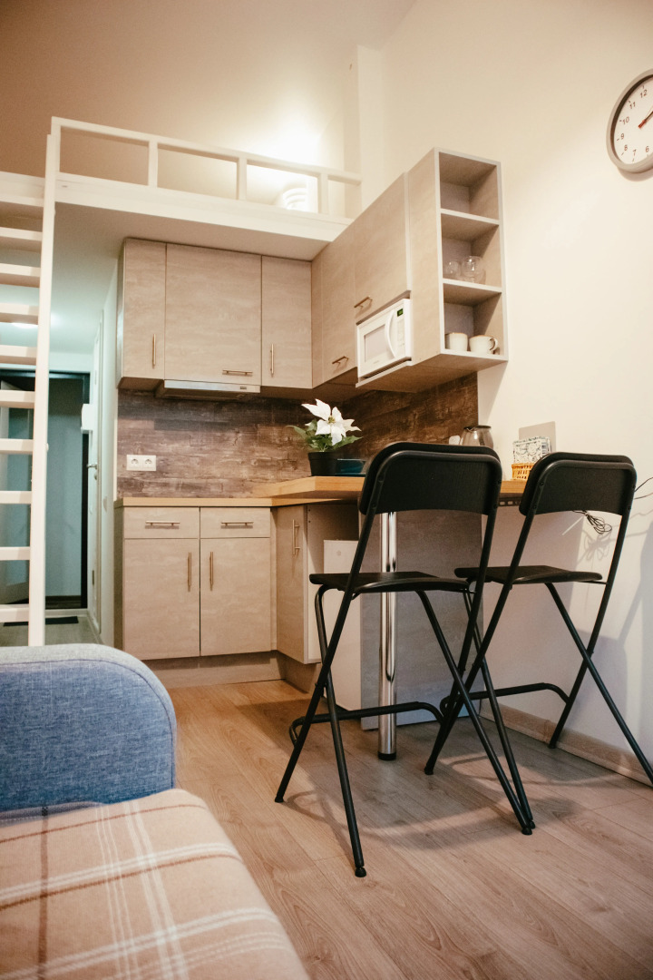 Апартаменты Двухуровневая студия с видом на Невский