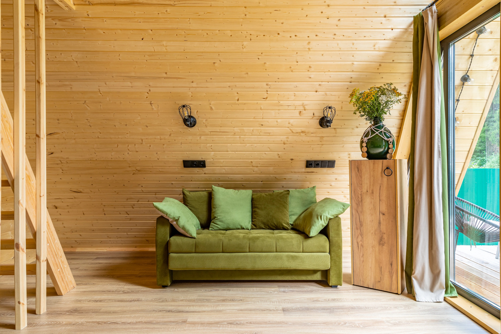 Частный дом InHome24 Уютный дом А-фрeйм Ольховка