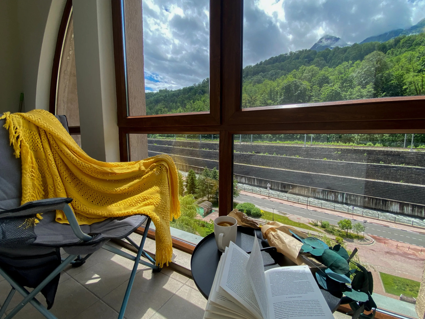 Однокомнатная квартира с Видом на Горы в 300м от Подъёмника