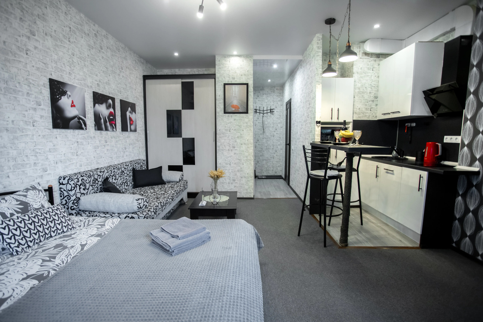 Апартаменты Lalapart Sunny Loft просторная студия в ЖК Савеловский Сити