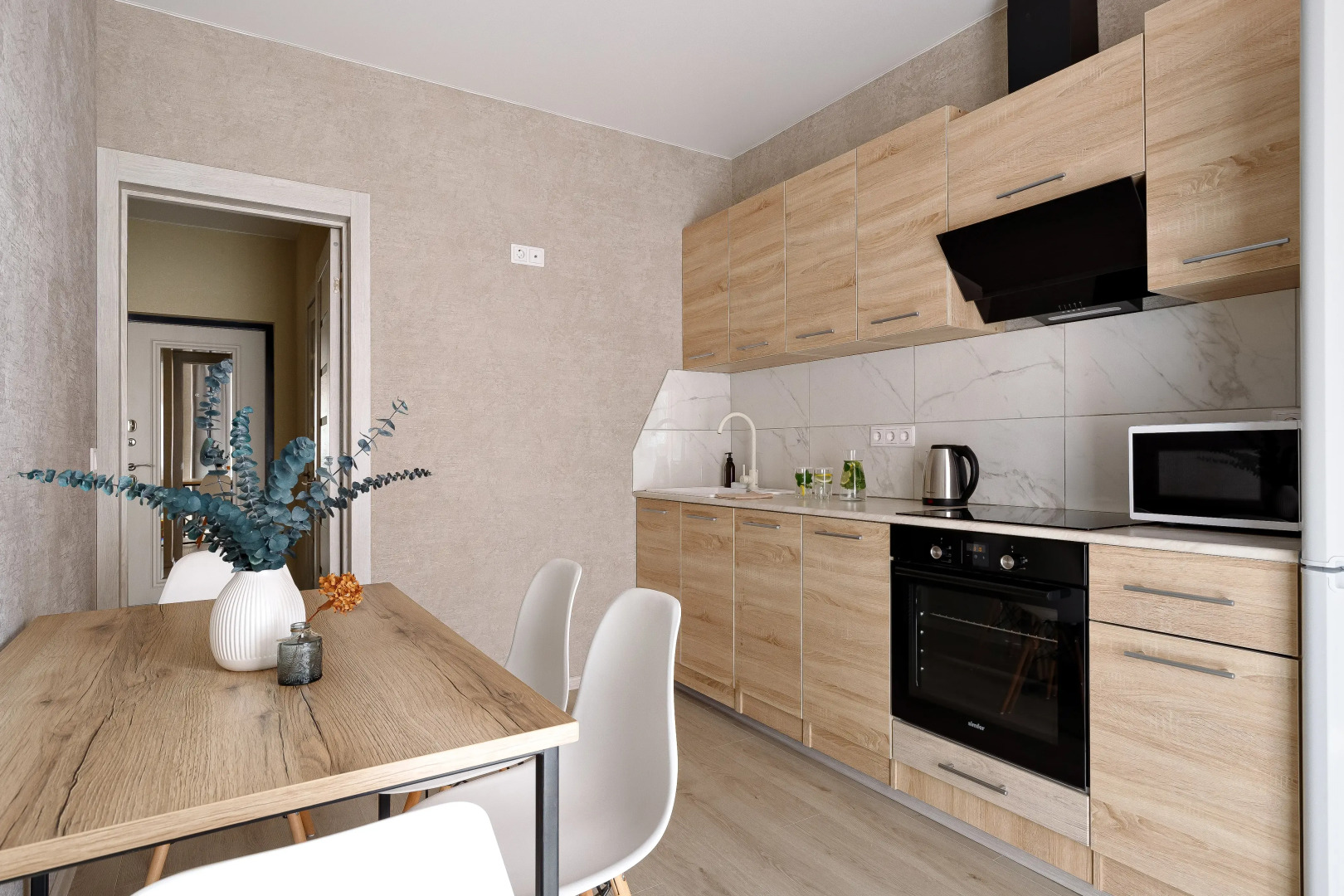 Квартира Однокомнатная с Балконом и Видом на Город