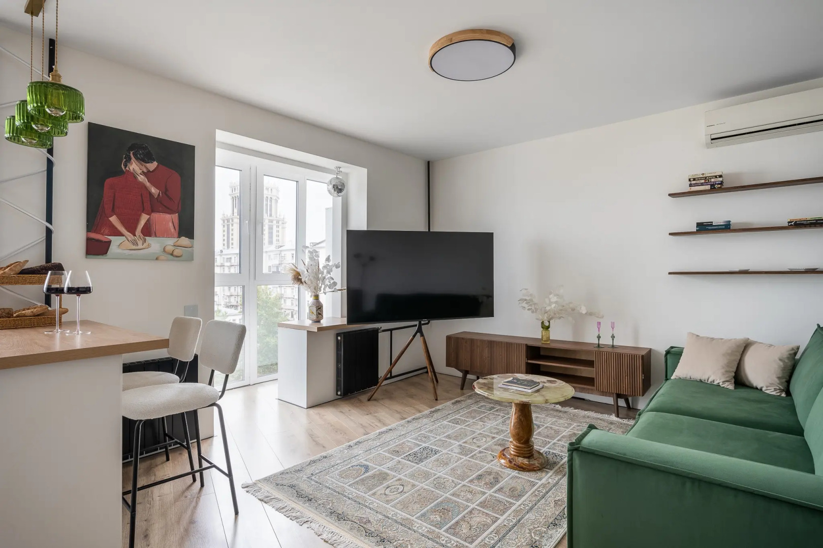 Апартаменты дизайнерские однокомнатные у метро Павелецкая