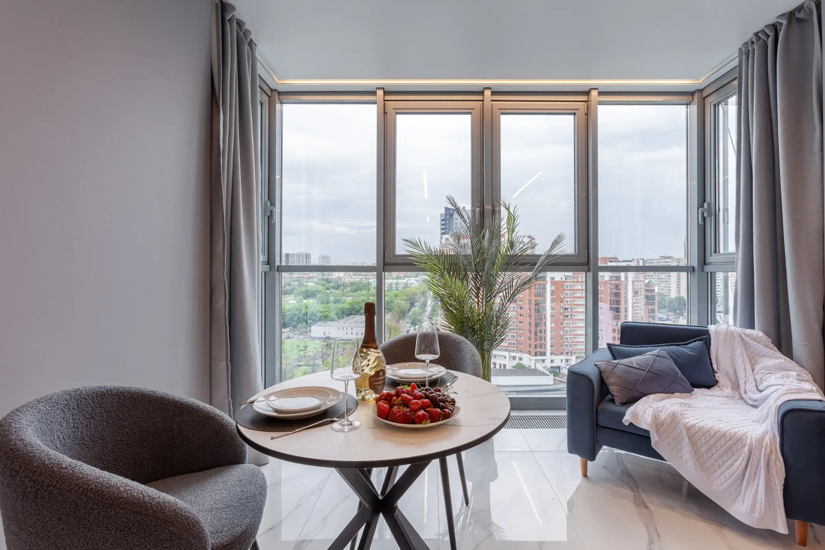 Квартира Nebo - Новая Студия в ЖК Галактика Центр Города