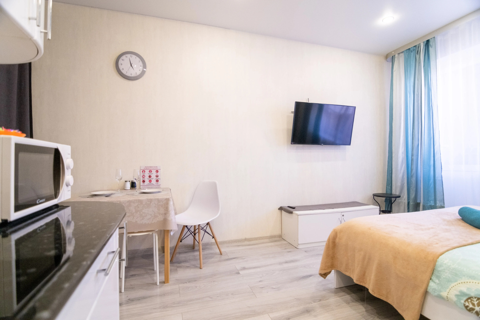 Апартаменты стильная студия в новострое