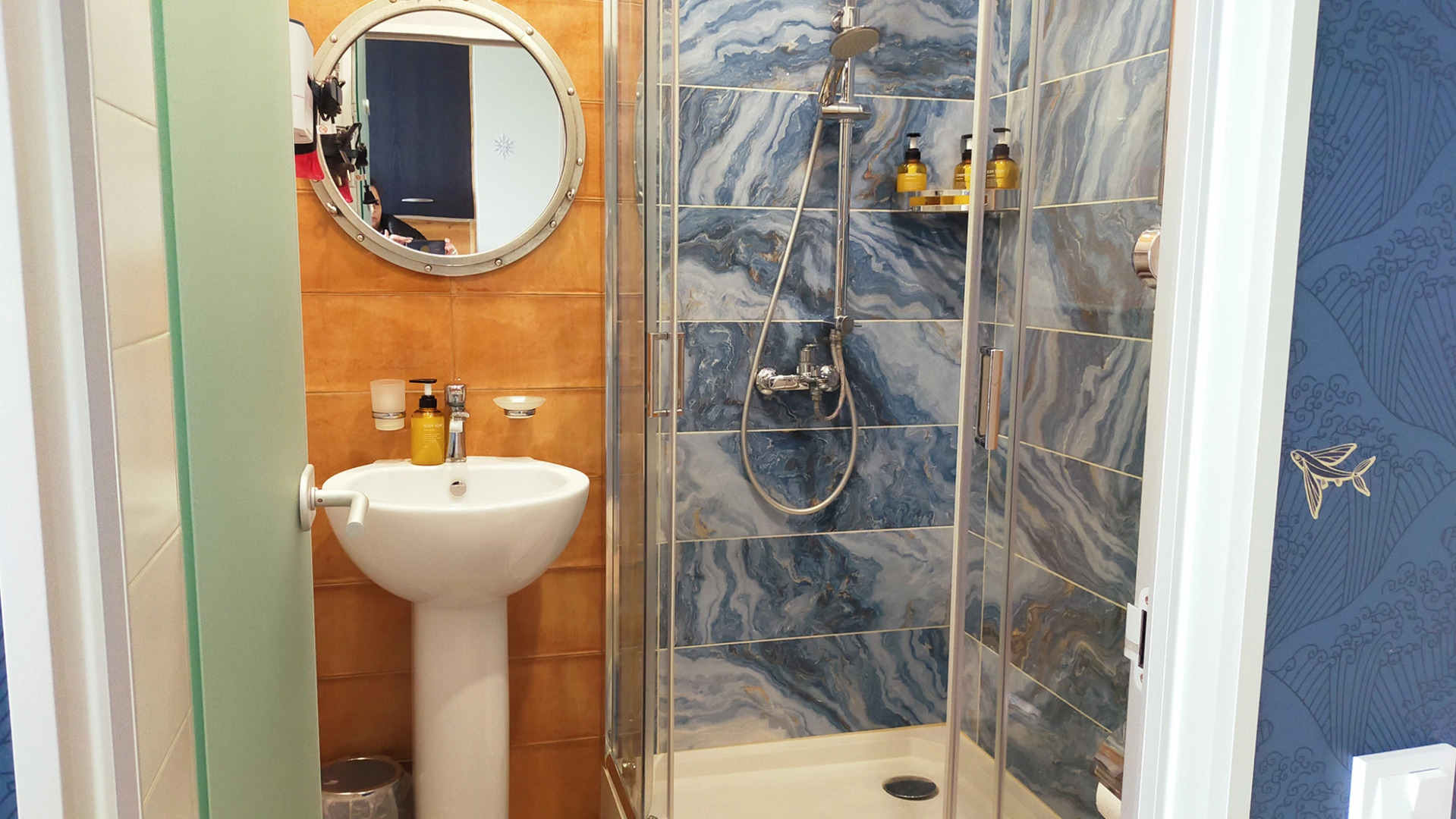 Апартаменты Двухместная студия с кухней Волна