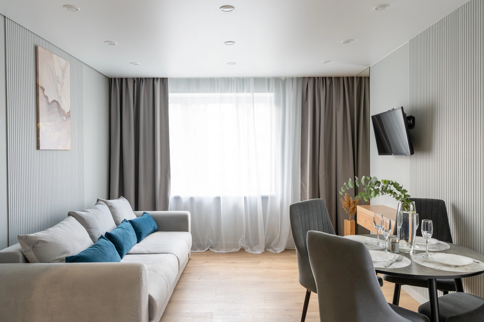 Апартаменты PtzHome евро-2 Grey2