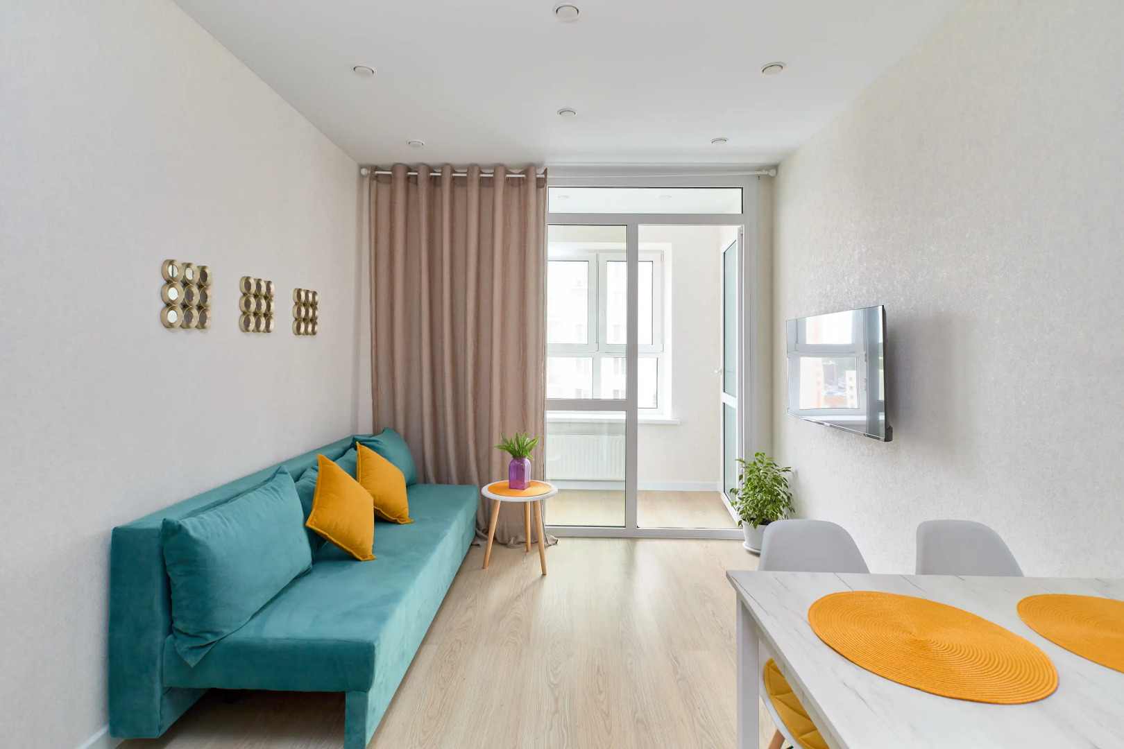 Квартира Светлая в ЖК Журавли