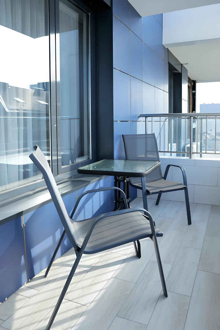 Апартаменты с бассейном с видом на море