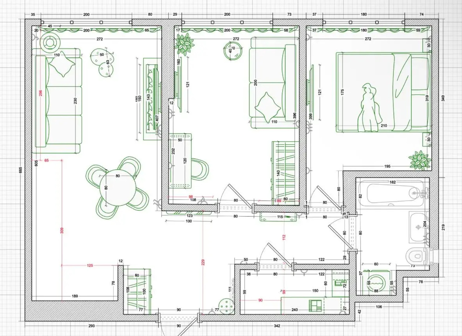 Апартаменты Happy People МФК Тропарёво парк