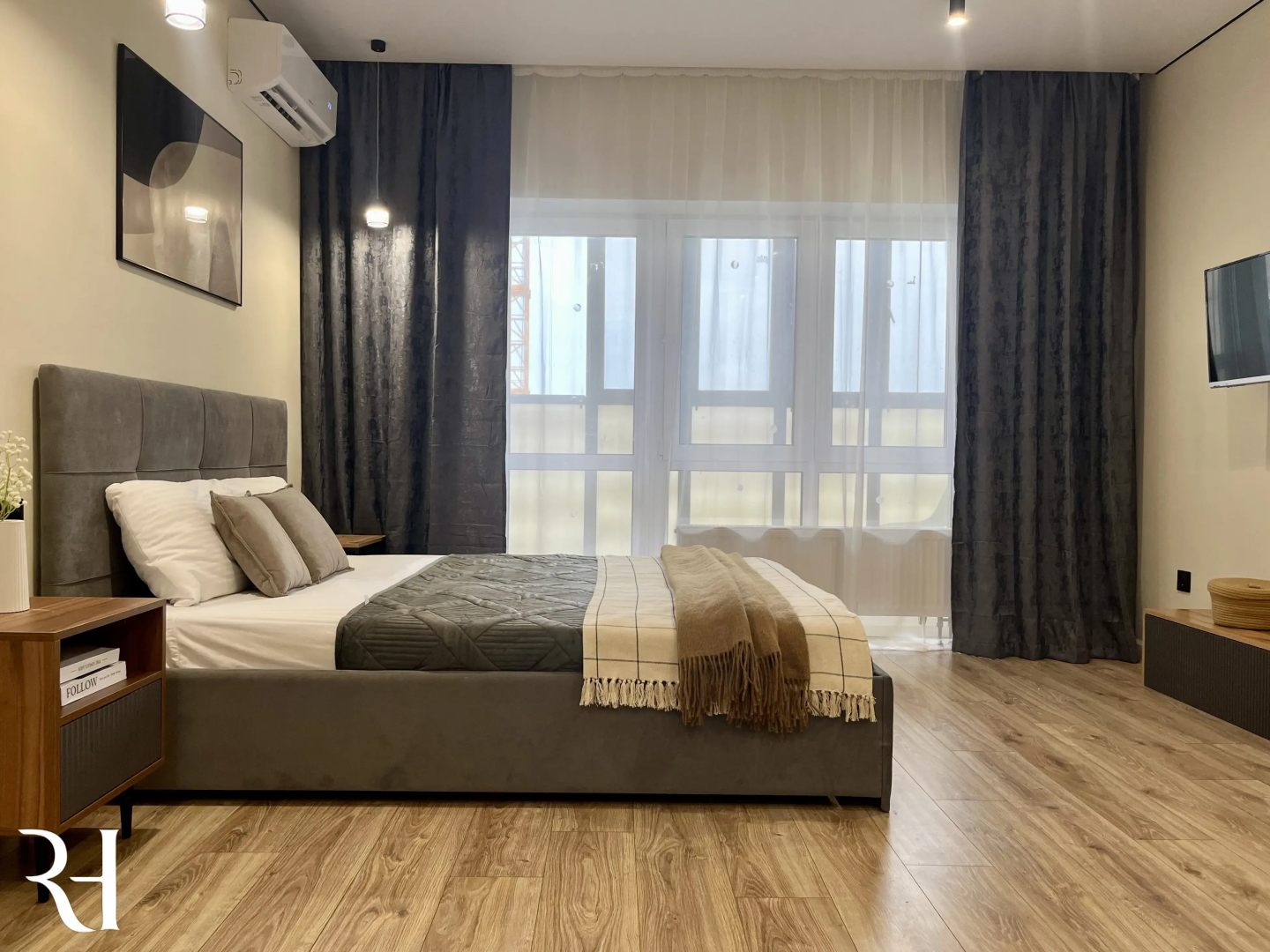 Квартира в центре города с кондиционером в ЖК Йондос